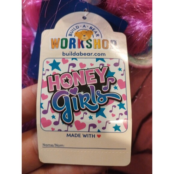 2021 Build A Bear Workshop New & Unstuffed 18” Plush Honey Girls Viv Bear - Picture 3 of 4
